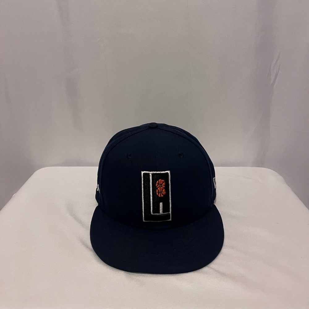 LA Clips New Era 59FIFTY NBA Hat 7 3/8 58.7cm dark blue basketball cap Clippers